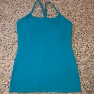 Light blue lululemon tank top. Size 6